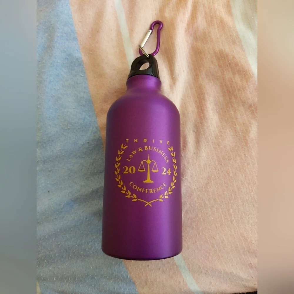 Purple Aluminum Water Bottle